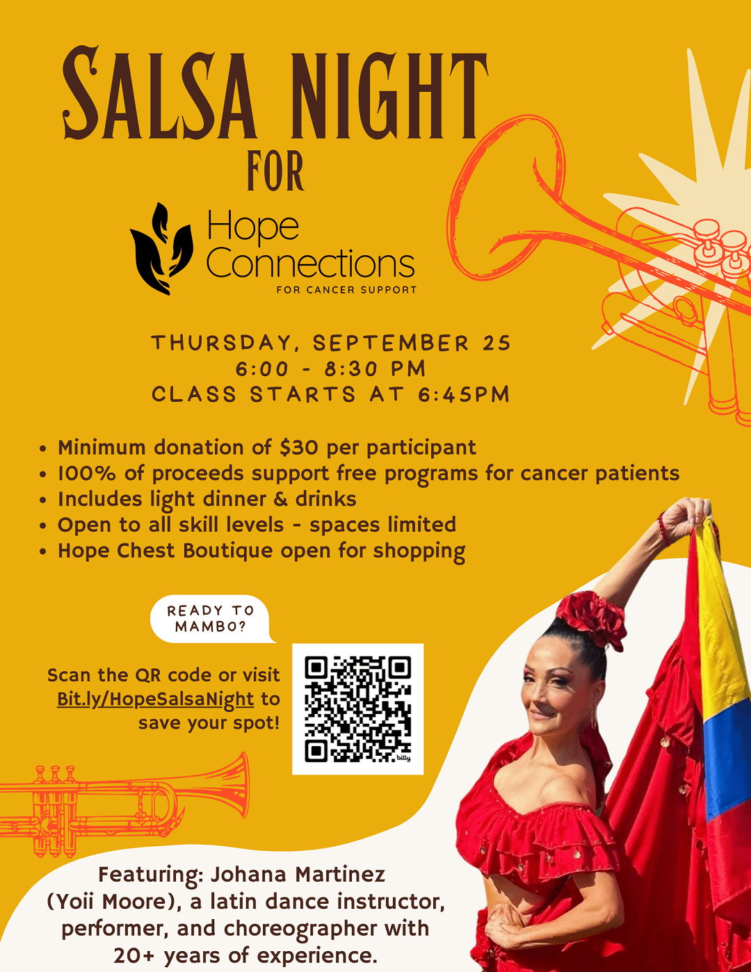 8.5 x 11 Salsa Night